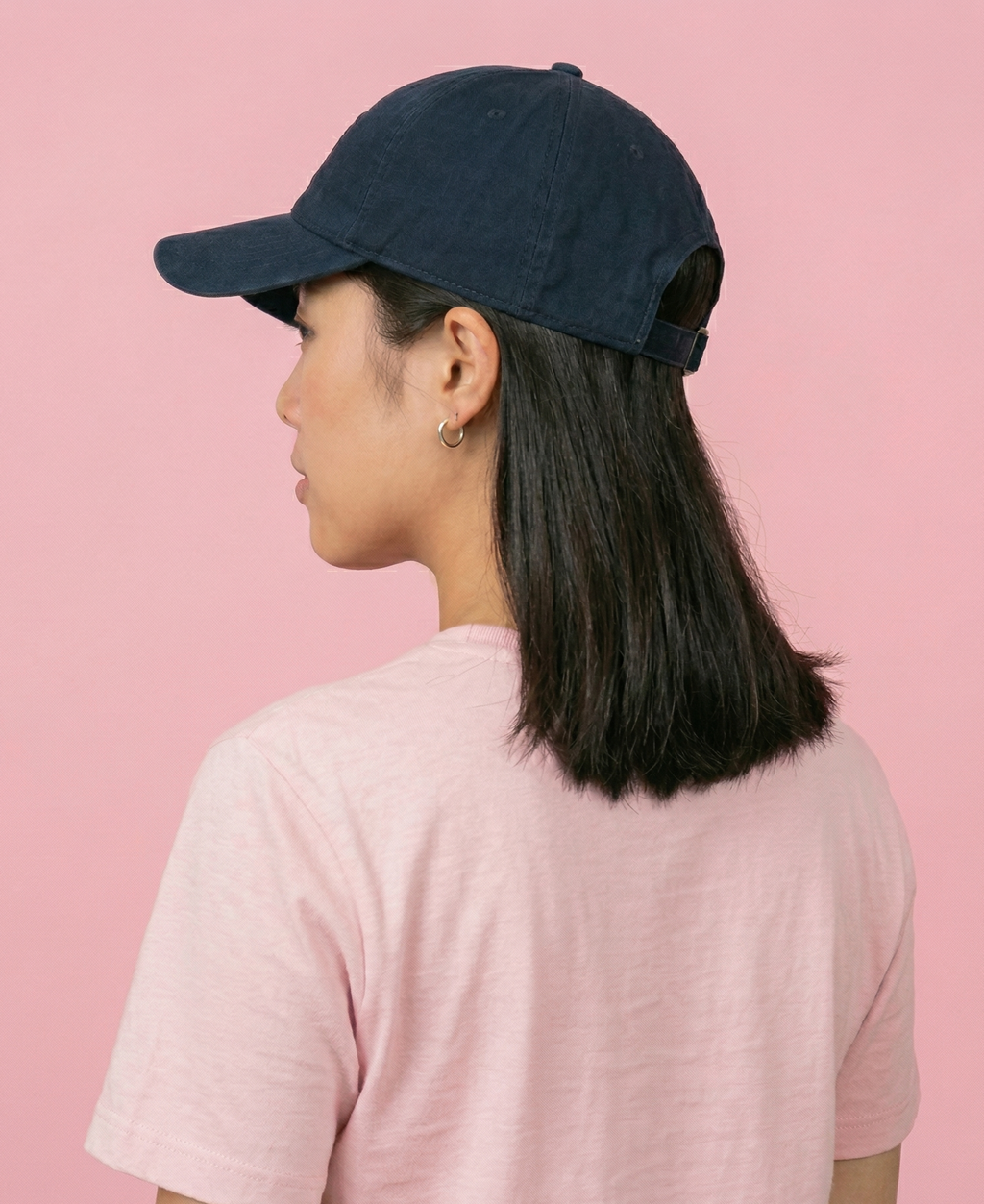 PLAIN PINK REGULAR COTTEN TEE