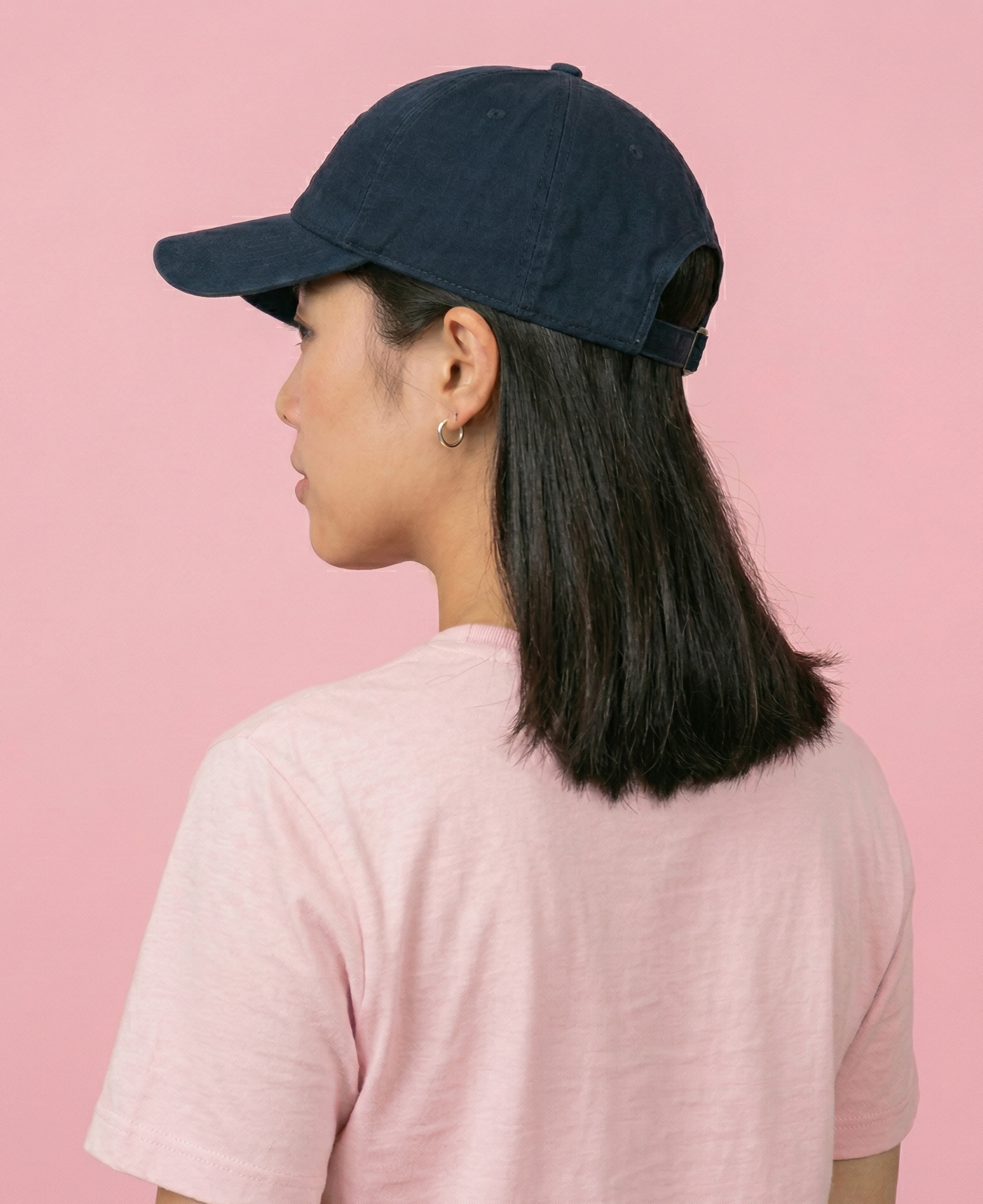 PLAIN PINK REGULAR COTTEN TEE