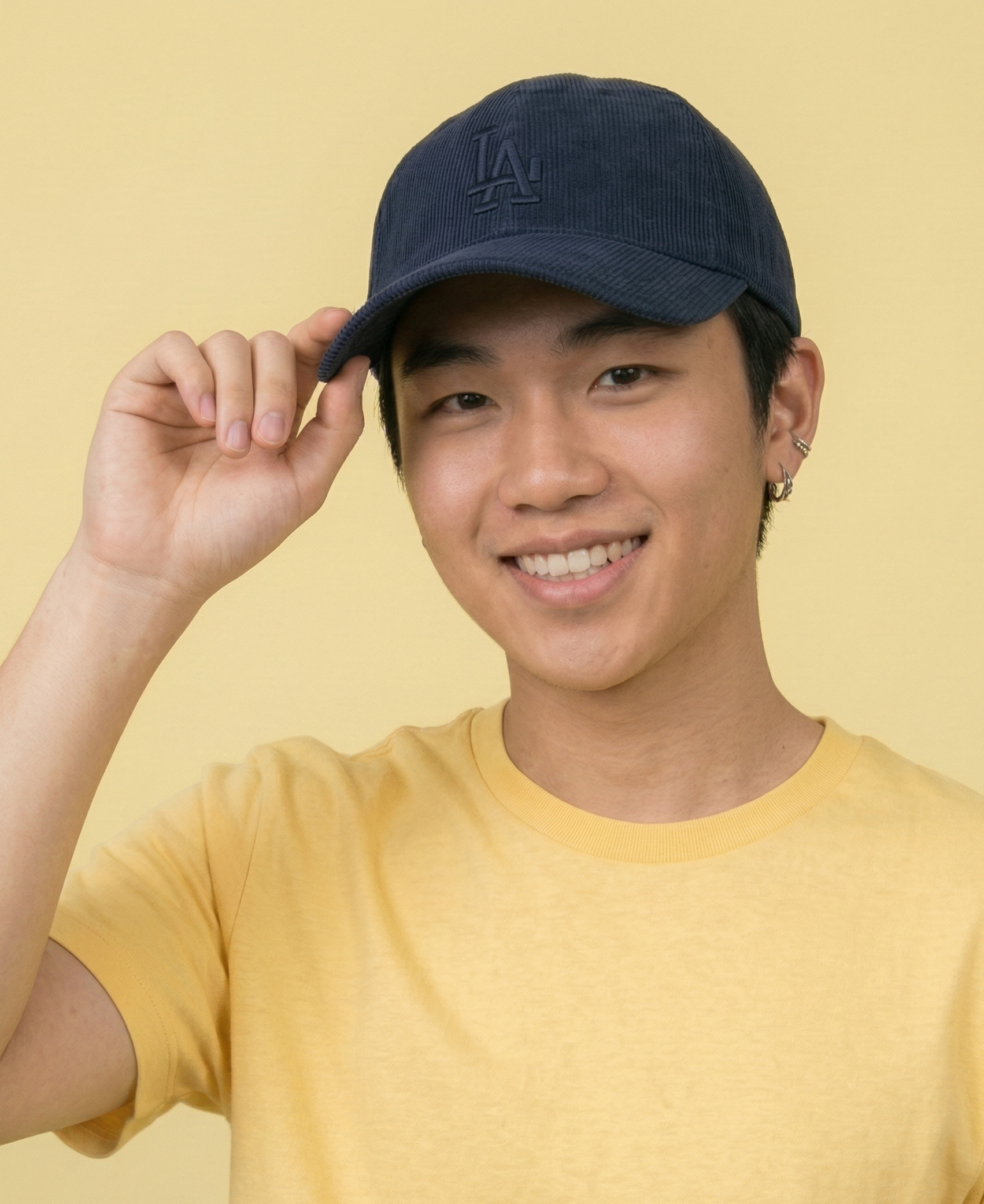 PLAIN YELLOW REGULAR COTTEN TEE