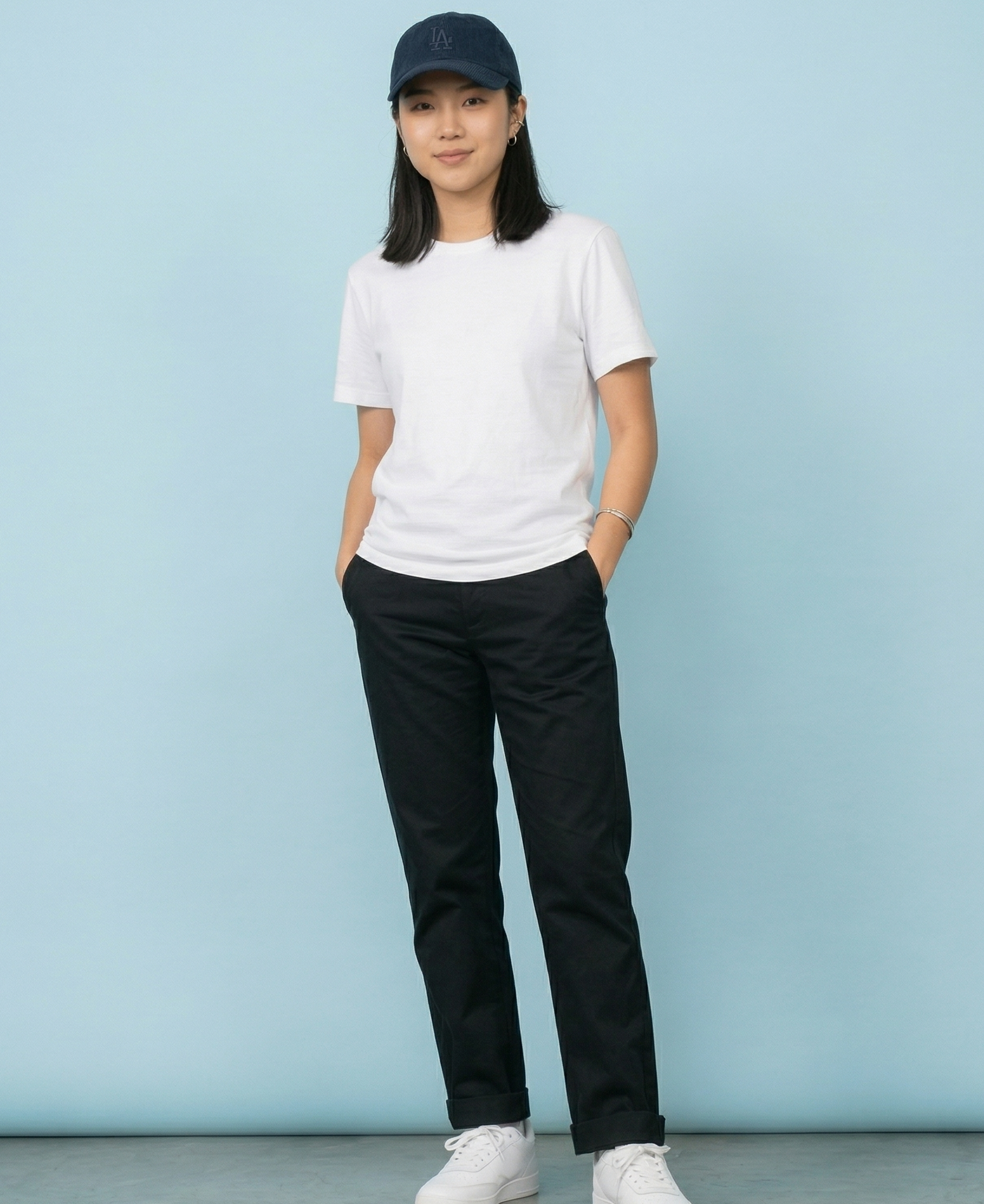 PLAIN WHITE REGULAR COTTEN TEE
