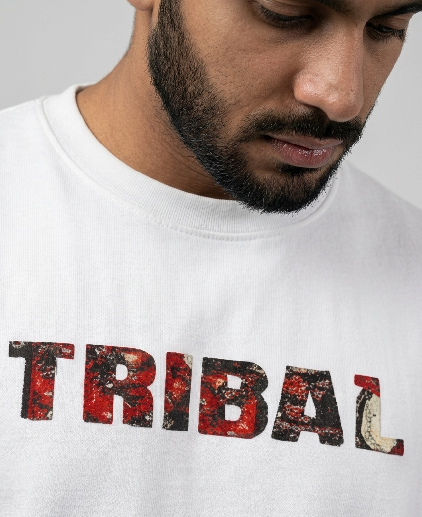 WHITE PHARAN OVERSIZED TEE