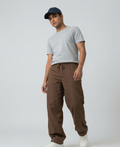 PLAIN GREY REGULAR COTTEN TEE