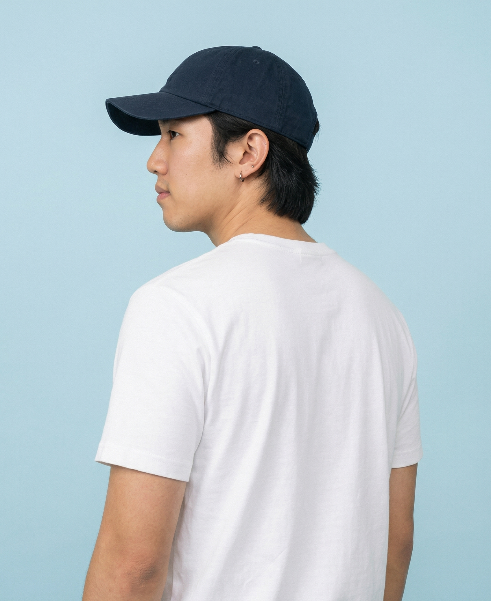 PLAIN WHITE REGULAR COTTEN TEE