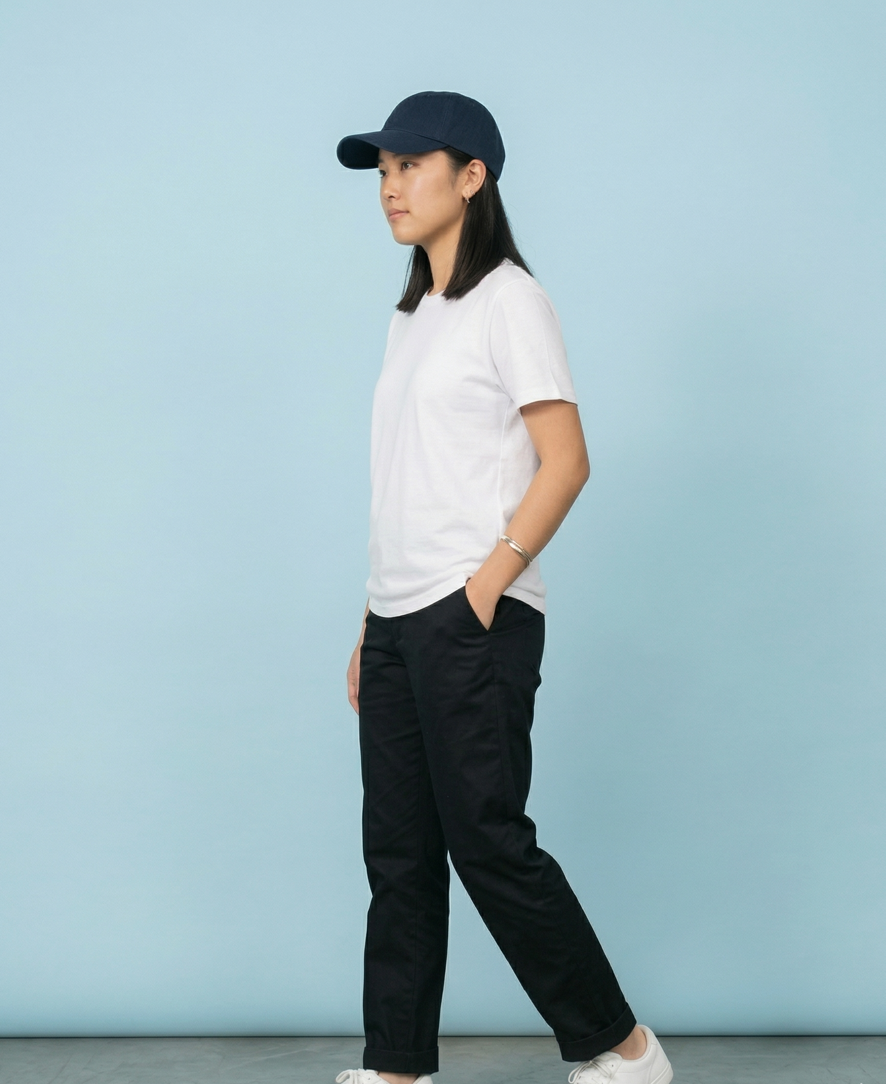 PLAIN WHITE REGULAR COTTEN TEE