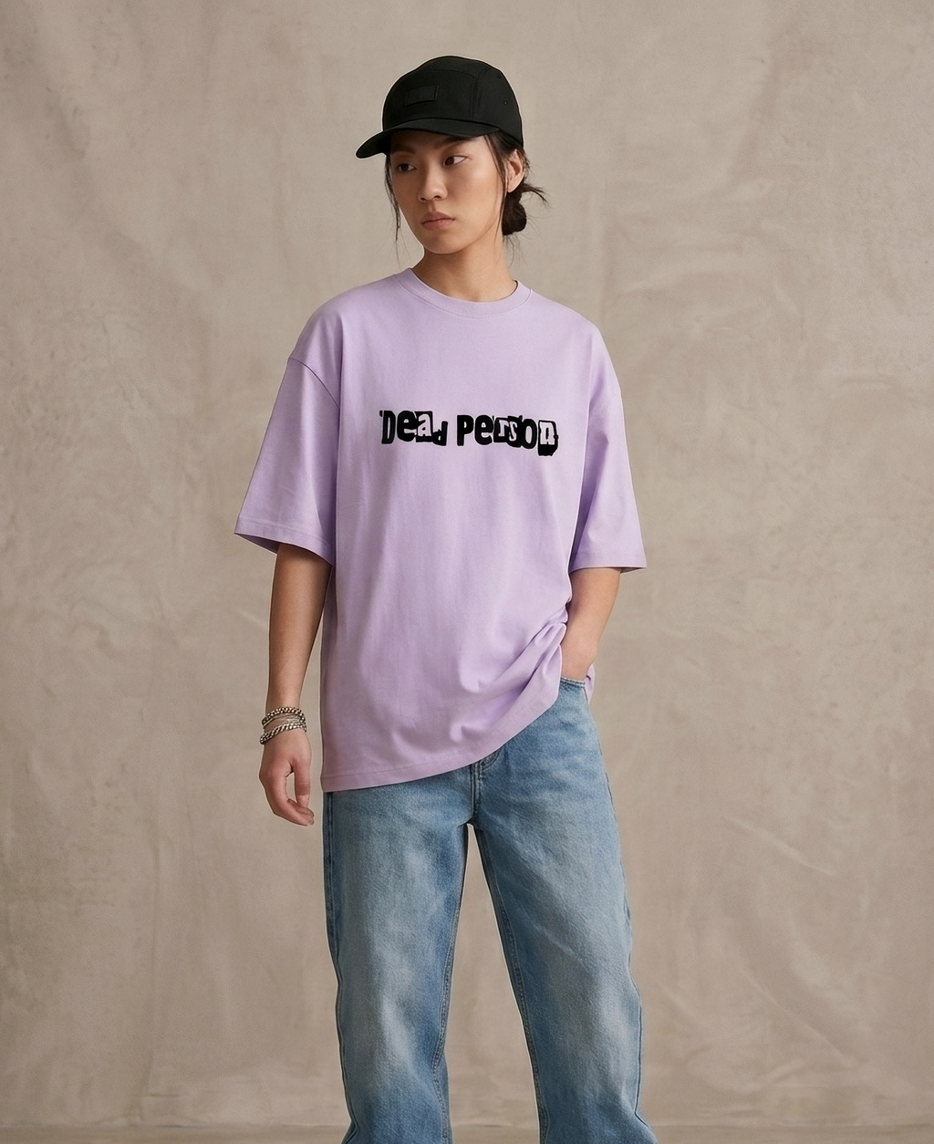LAVANDER DEAD PERSON TEE