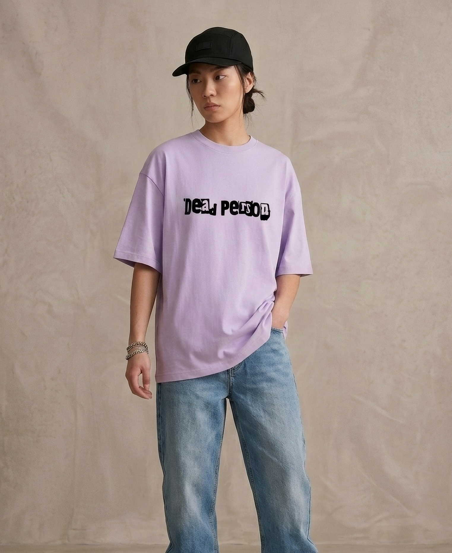 LAVANDER DEAD PERSON TEE