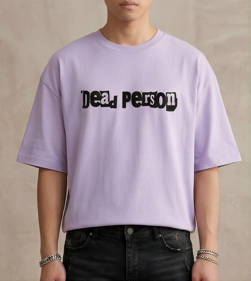 LAVANDER DEAD PERSON TEE