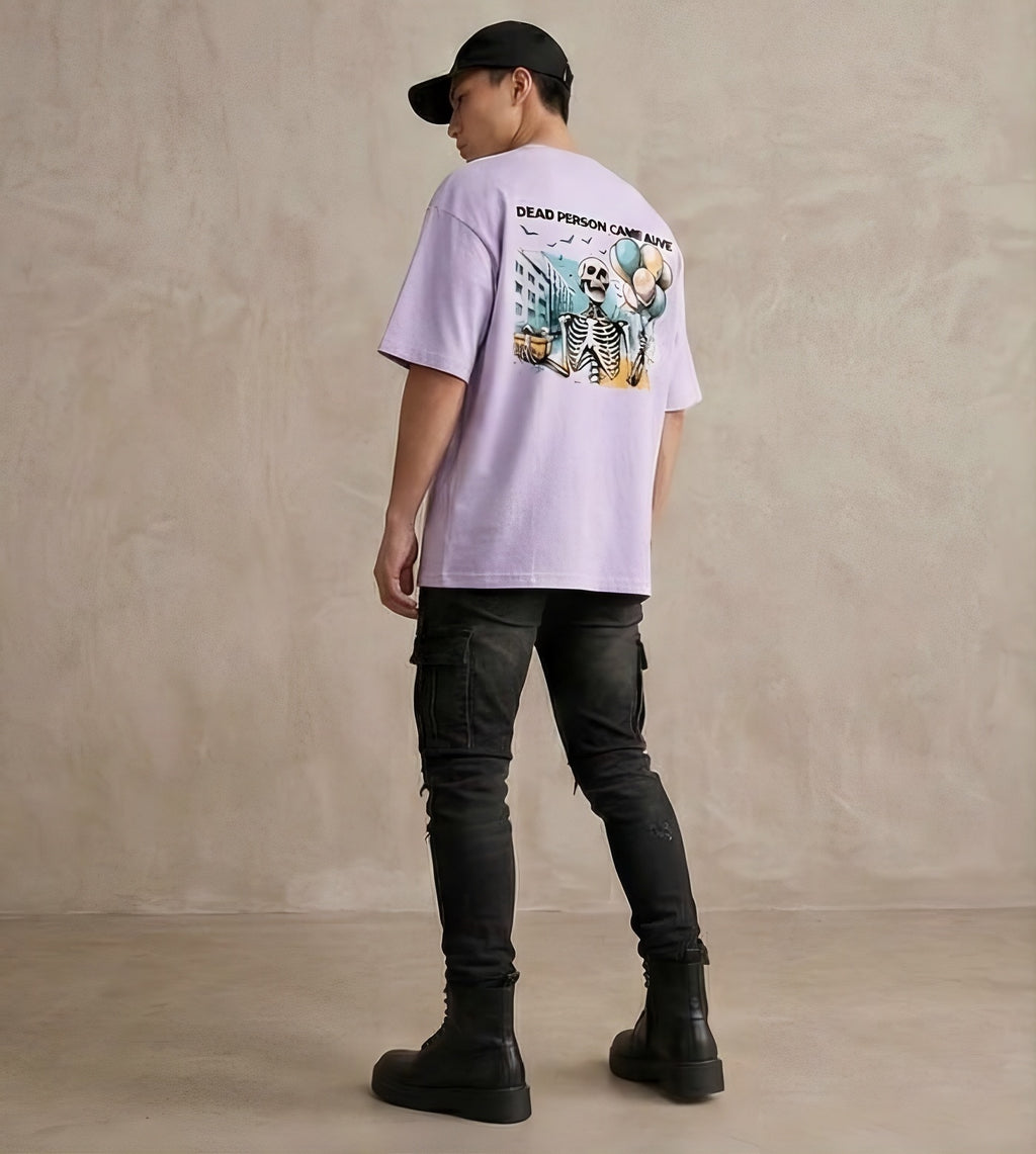 LAVANDER DEAD PERSON TEE