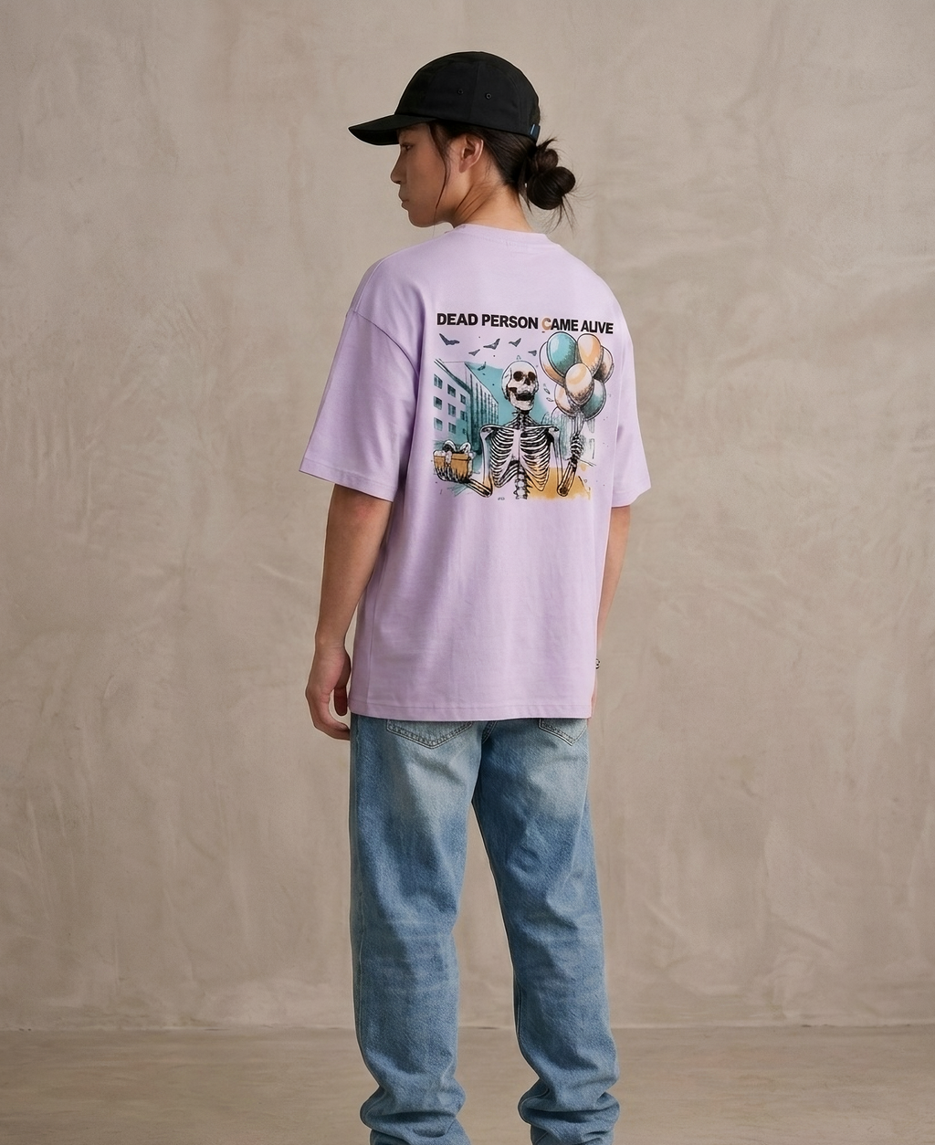 LAVANDER DEAD PERSON TEE
